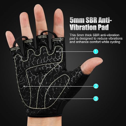 Cycling Gloves Bike Black