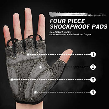 Bike Gloves Cycling Grey