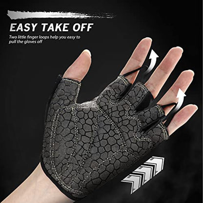 Bike Gloves Cycling Grey