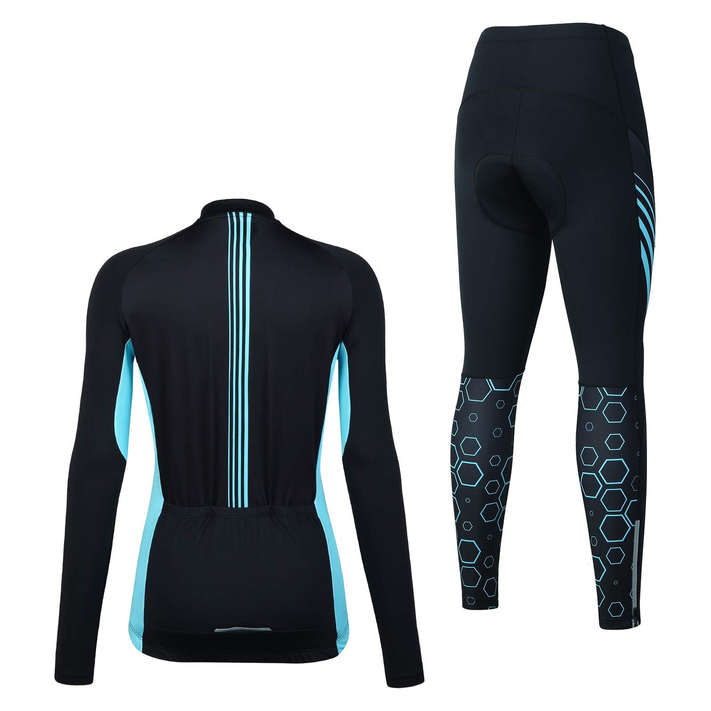 Women Cycling Jerseys Blue