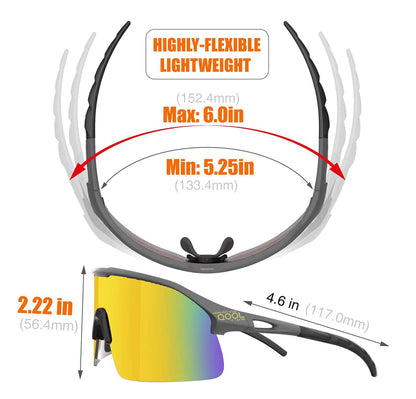 Cycling Sunglasses Gold