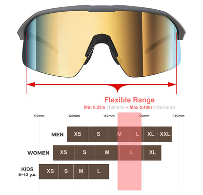 Cycling Sunglasses Gold