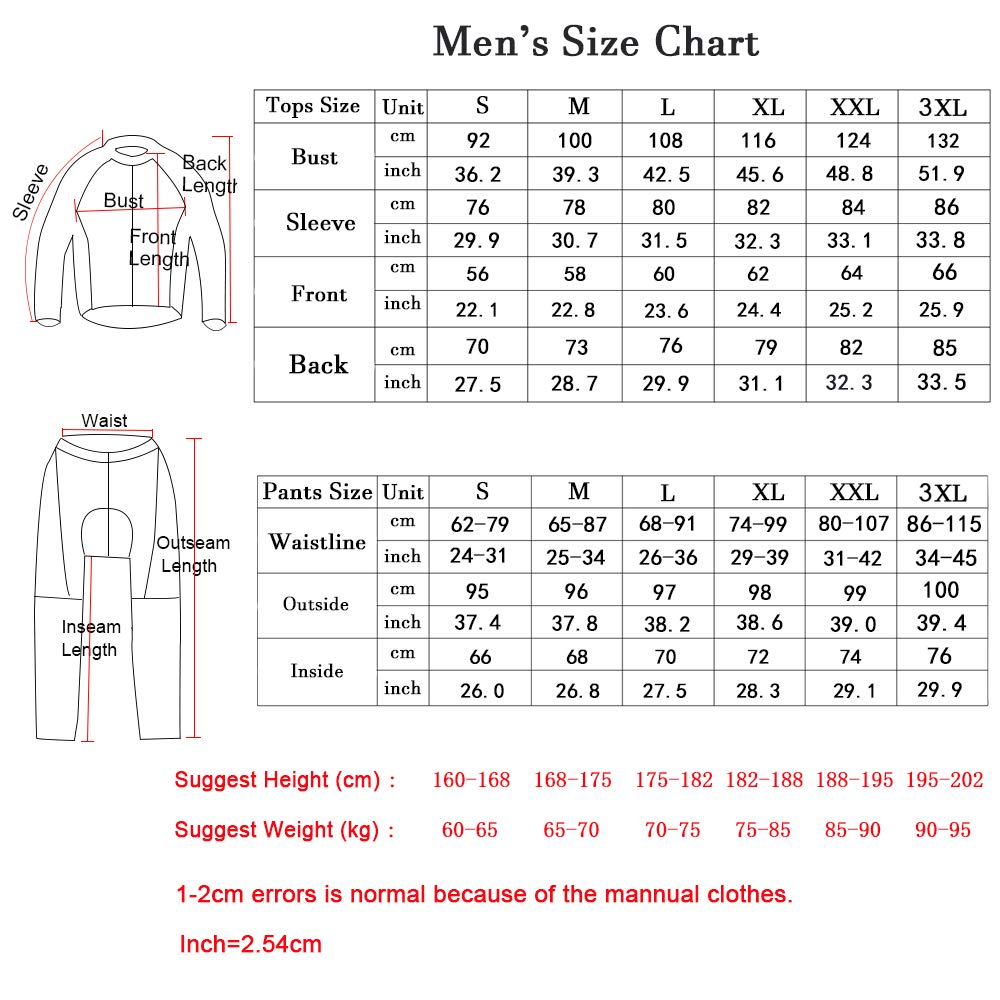 Cycling Clothing Sets Large