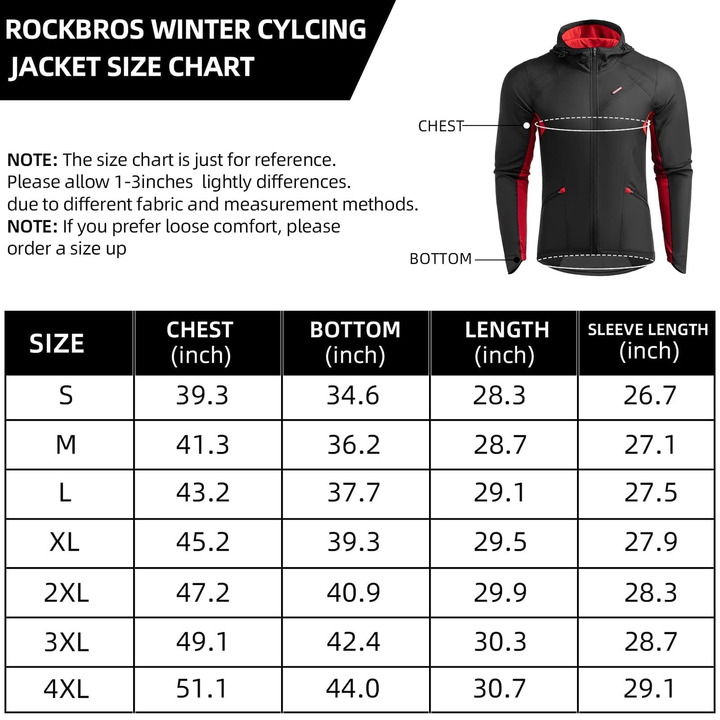 Winter Cycling Jacket for Men